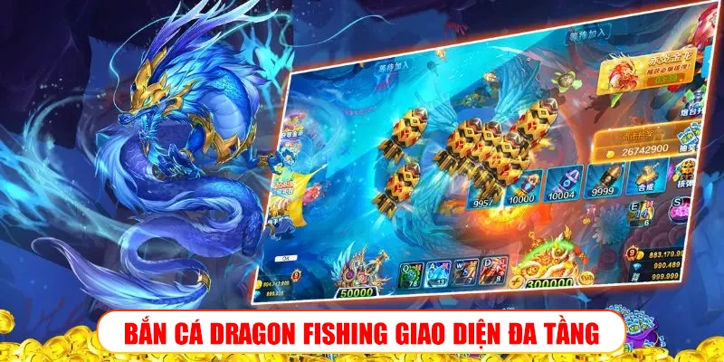 Bắn cá Dragon Fishing K9Win – Săn thưởng khủng mỗi ngày giao diện BẮN CÁ DRAGON FISHING