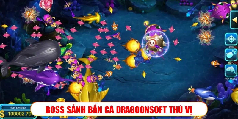Sảnh bắn cá DRAGOONSOFT K9Win: Săn tiền thưởng mỗi ngày BOSS SẢNH BẮN CÁ DRAGOONSOFT