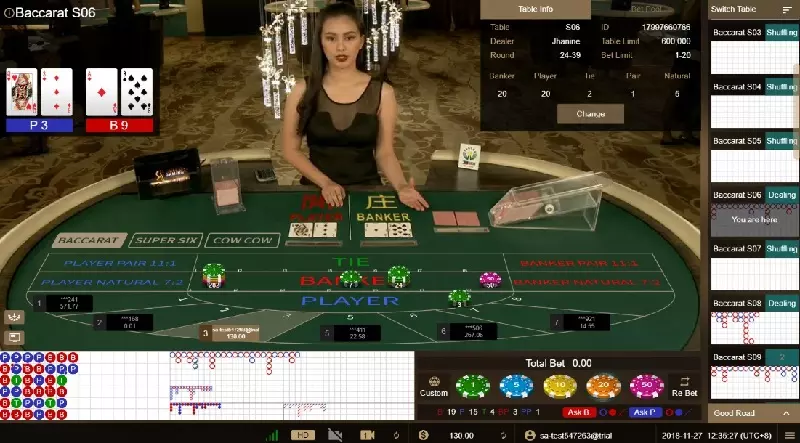 Sảnh casino SA Gaming bảo mật an toàn